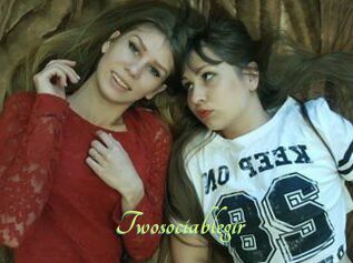 Twosociablegir